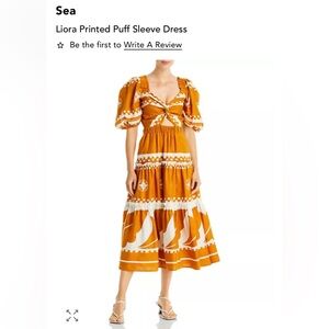 Sea Liora Printed Puff Sleeve Dress
